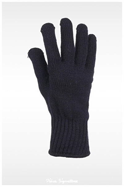 PIECE SIGNATURE Full Finger Plain Men's Knitwear Cycling Gloves