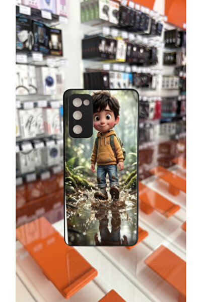 Samsung Galaxy S20 FE Uyumlu Renkli Baskılı Silikon Telefon Kılıfı