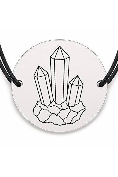 Simoshop Brățară argint 925 cu bănuț gravat cristal de ametist, șnur negru re...