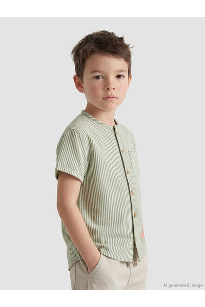 LC Waikiki Two Mt Shop Quality Striped Boys' Shirt