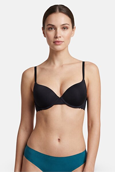 Sophie B. Women 3 Pieces Plain Underwired Push Up Bra, Multicolor