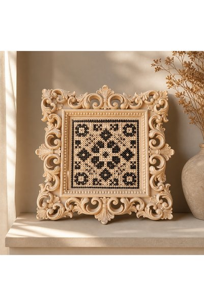 BESİNG Cadru de broderie în cruce stil baroc