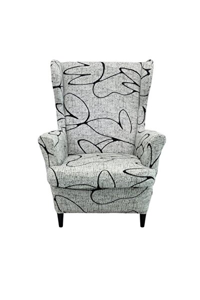 Generic NILUOH 2-Piece Wing Chair Slipcovers Stretch Wingback Chair Sofa Slip...