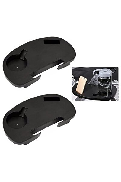 Generic Pack of 2 Lounge Chair Side Tray, Oval Zero Gravity Large Utility Cli...