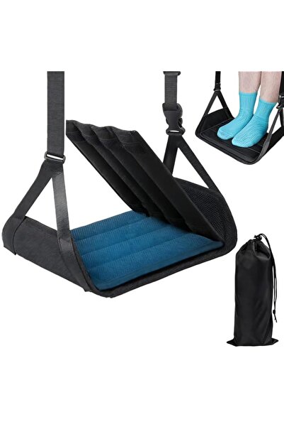 Generic Foot Hammock for plane Travel, Long-Distance Memory Foam Airplane Foo...