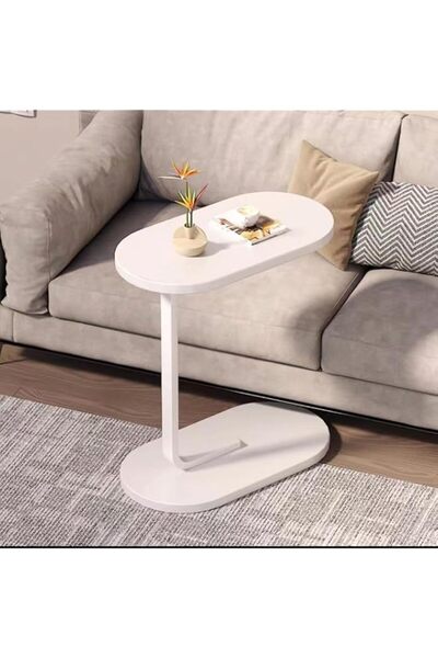 Generic End Table, Couch Tables That Slide Under, C Shaped Side Table, Home S...