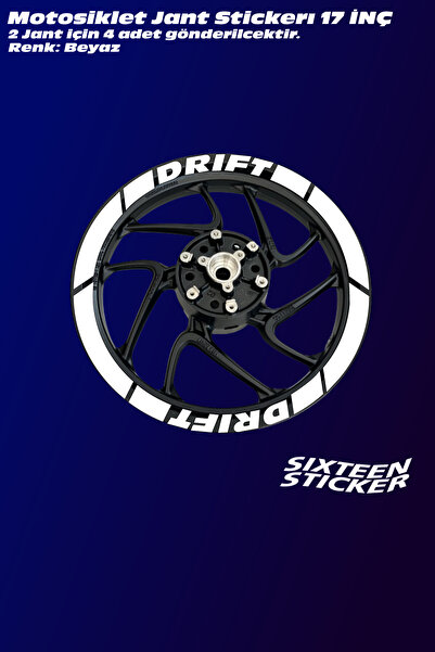Sixteen Sticker Mondial Drift L Wheel Strip 17"