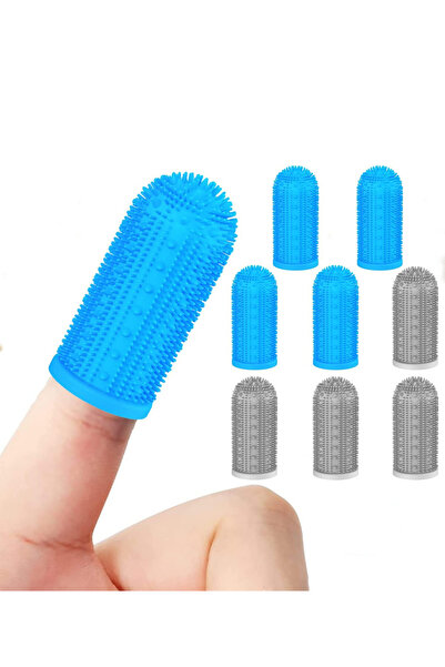 OEM PetitePaw Set de 8 periuțe de dinți de deget pentru câini și pisici, 360 ...