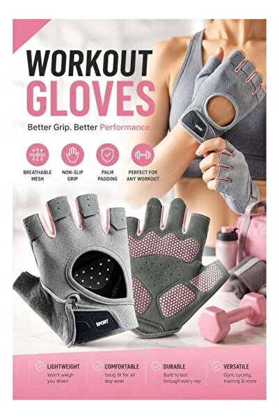 Generic Half Finger Motorcycle Riding Gloves for Motorbike, Cycling, Fitness ...