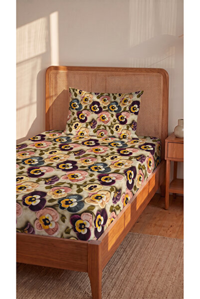 femmhome Premium 100% Cotton 5D Digital Printed Single Fitted Sheet Set 90/10...