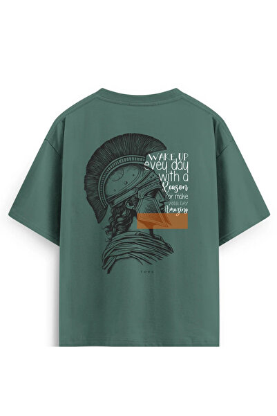 Mindset Wake Up - Oversize - Yeşil - Unisex