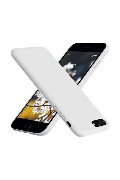 HANPORIUM غطاء سيليكون متوافق مع هاتف Apple iPhone 8 Plus، غطاء مرن بلون باست...