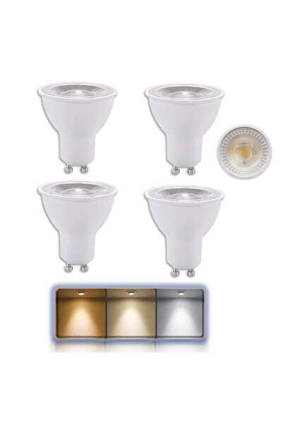 Generic GU10 LED Bulb (4 Pack) 3 Color Changing - Warm White | Cool White | N...