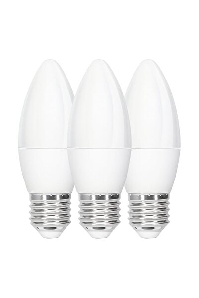 Generic Duravel 7W LED Candle Light Bulb, E27 Base, Warm White, Frosted(Pack ...