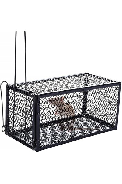 Generic ECVV Humane Rat Trap, Live Mouse Rat Trap Cage, Thicken Steel Mice Tr...