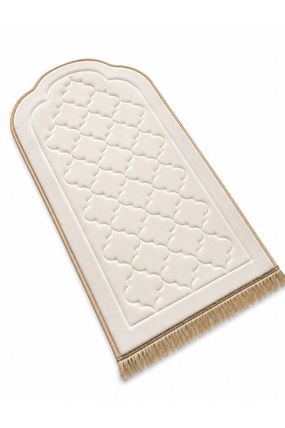 Bripurga Knee-Friendly Prayer Mat with Orthopedic Sponge, 1.5 cm Thick Velvet Prayer Mat with Bag as a Gift