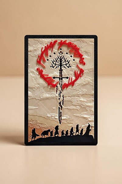 Saes Labs Yüzüklerin Efendisi (LOTR) 3D Magnet 6×9 cm