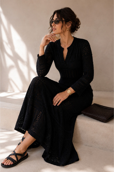 KENDİ Openwork Knitwear Dress