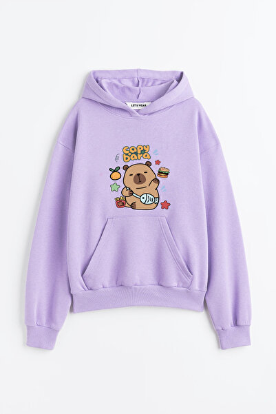 Let's Wear Capybara Printed Premium Sweatshirt for Kids