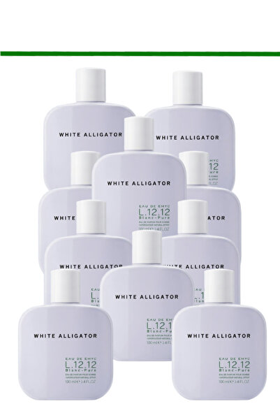 EMYC 10 Pieces White Alligator Perfume 100ML