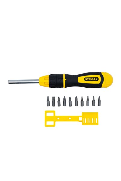 OEM Ratchet screwdriver, 10 bits, Stanley 0-68-010