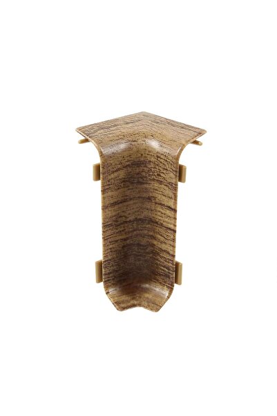 OEM Inner corner for skirting board Set 10456-6011, walnut, 52 x 27 mm, 4 pie...