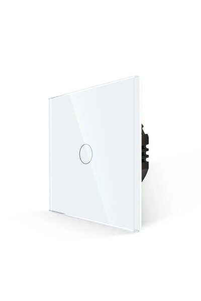 OEM Intrerupator touch simplu cu indicator luminos, Luxion LXD-ST-101G-W, inc...
