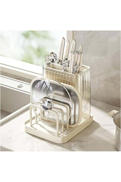 Arabest Kitchen Counter Storage Organizer,Adjustable Modular Cutting Tool & C...
