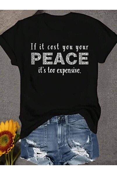 9JY If It Disturbs Your Peace, Then It'S Too Expensive.Women'S Regular Short-...
