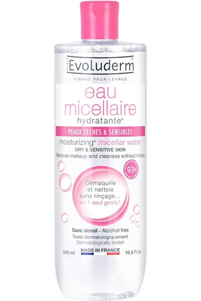 Evoluderm Micellar Water For Dry and Sensitive Skin 500 ml