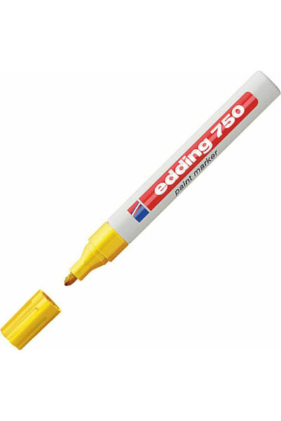 Edding 750 Μόνιμος Μαρκαδόρος 4mm Κίτρινο