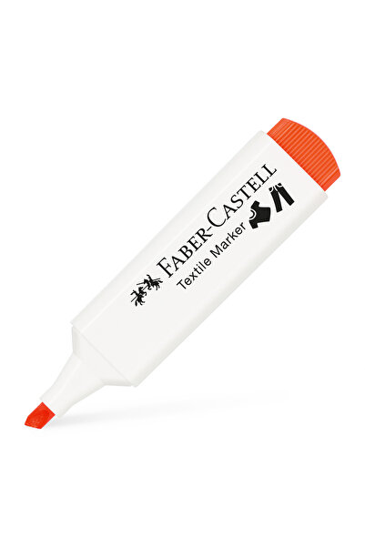 Faber Castell Фабер-Кастел неоново оранжев маркер за текстил