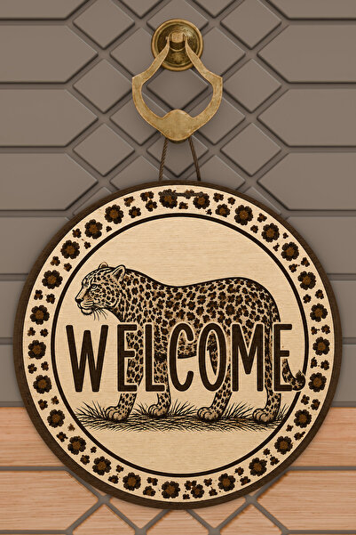 Dormot DEAS HOME, Imprimare digitală, Design Leopard WELCOME, Decorativ și mo...