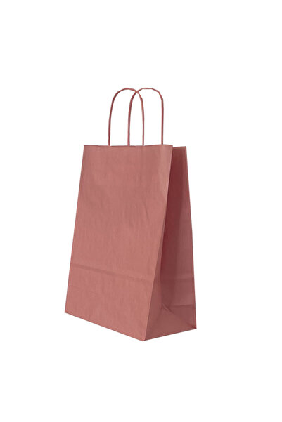 MC Micostore Punga hartie maner rasucit 22 x 10 x 31 cm caisa pastel/alb papi...