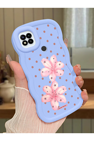 ucuc Redmi 9C/10A Uyumlu Mavi Silikon Kılıf Kamera Korumalı Darbe Emici Tasarım