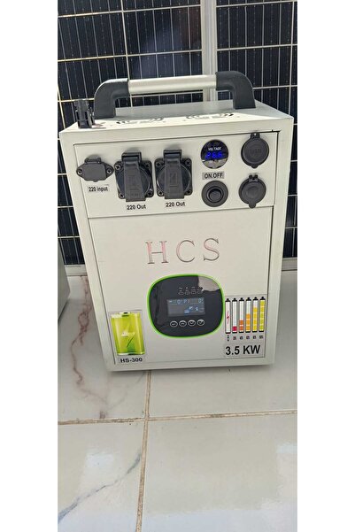 hcssolar 3.5 kw taşınabilir akılı güç istanyonu 2.560wh lifepo4 bataryalı