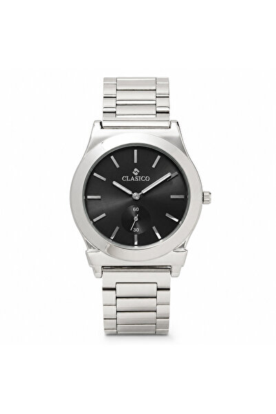 Clasico Minimal Men's Watch – 40mm Black Sunray Dial, Small Seconds Sub-Dial,...