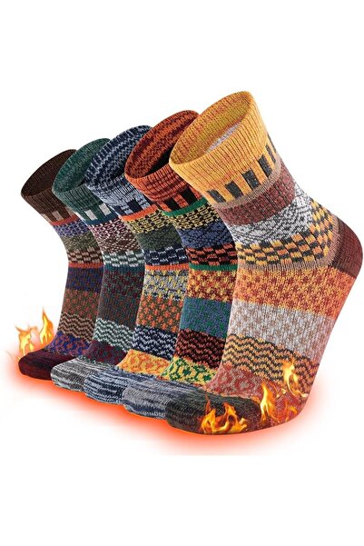 GENERAL Castwove Women's Wool Ankle-Length Socks, Soft, Warm, Comfortable, Th...
