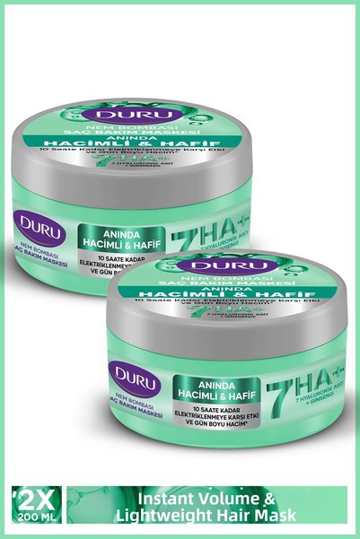 Duru Moisture Bomb 7-Pack Hyaluronic Acid Complex Intensive Moisturizing Hair...