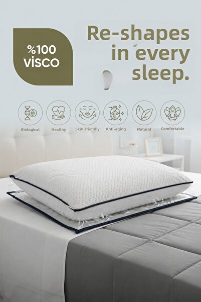 ModTheStones Μαξιλάρι Visco Premium 60x40 εκ. |   Ορθοπεδικό μαξιλάρι από αφρ...