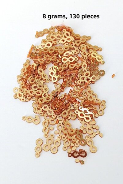Generic Brand Oya Abiye Bracelet Necklace Plexi Metallic Plastic Sequins Gold...