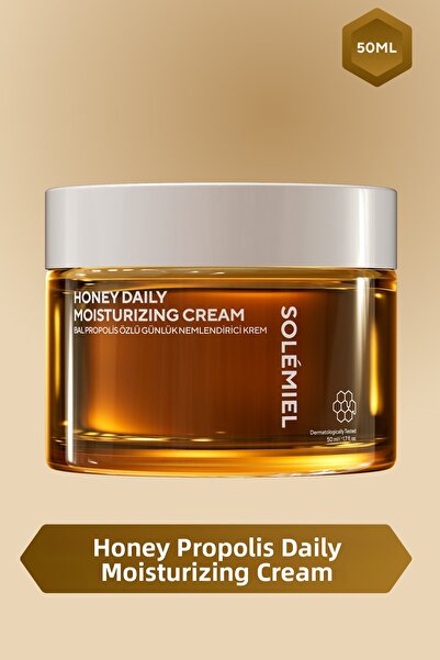Solemiel كريم وجه ذو أساس مائي مع خلاصة العسل والبروبوليس يوفر ترطيبًا مكثفًا...
