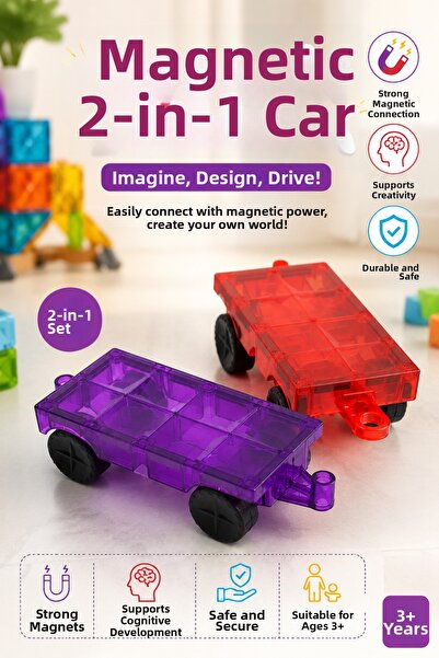 Zuu Baby Magnetic – Educational Toy with Strong Magnets, Set of 2