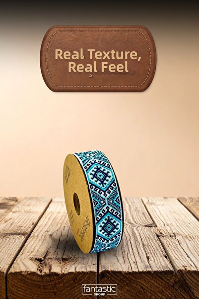 FANTASTIC Authentic Turkish Kilim Patterned Jacquard Woven Ribbon 25mm 10 Met...