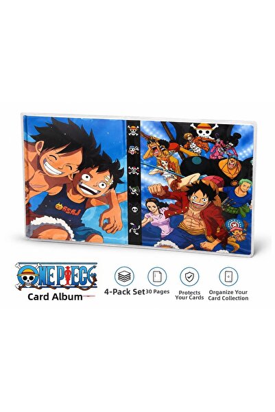 CANTEX TECH One Piece Card Album Special Series 4-Piece 30 Sheets 120 Card Ho...
