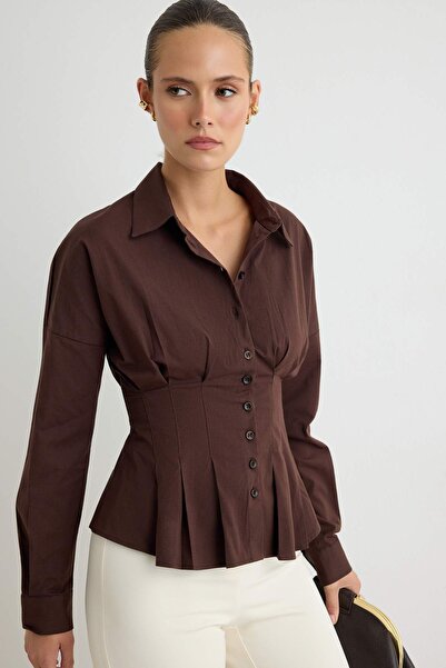 Trendyol Collection تفاصيل مفصلة حول البطارية، مصنوعة من القطن والليكرا، تلتص...