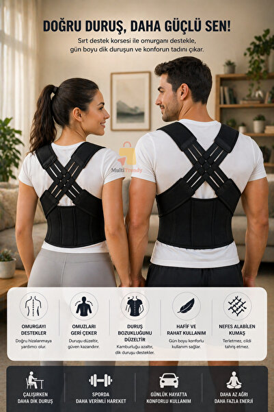 HASBY Κορσές ορθής στάσης για γυναίκες και άνδρες, κορσές ώμου πλάτης, διορθω...
