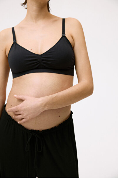 H&M MAMA Dolgulu ve Pamuklu Emzirme Sütyeni Seamless