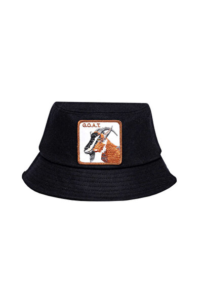 Goorin Bros Heat ( Keçi Figürlü) Bucket 105-0063 Lacivert L/xl
