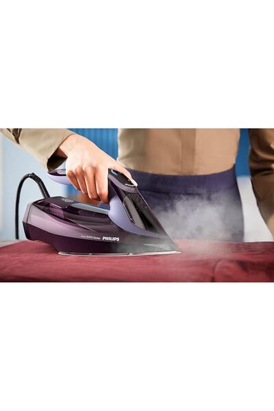 Philips Buharlı Ütü Azur 8000 Serisi, 3000W, SteamGlide, Yanık Yok, Otomatik Kapanma